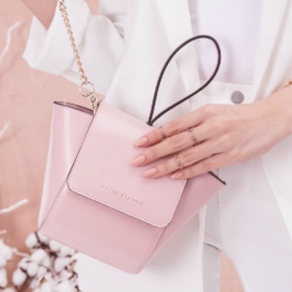 Adele Blush Crossbody/Wrislet Convertible Purse - Picture 2 of 5